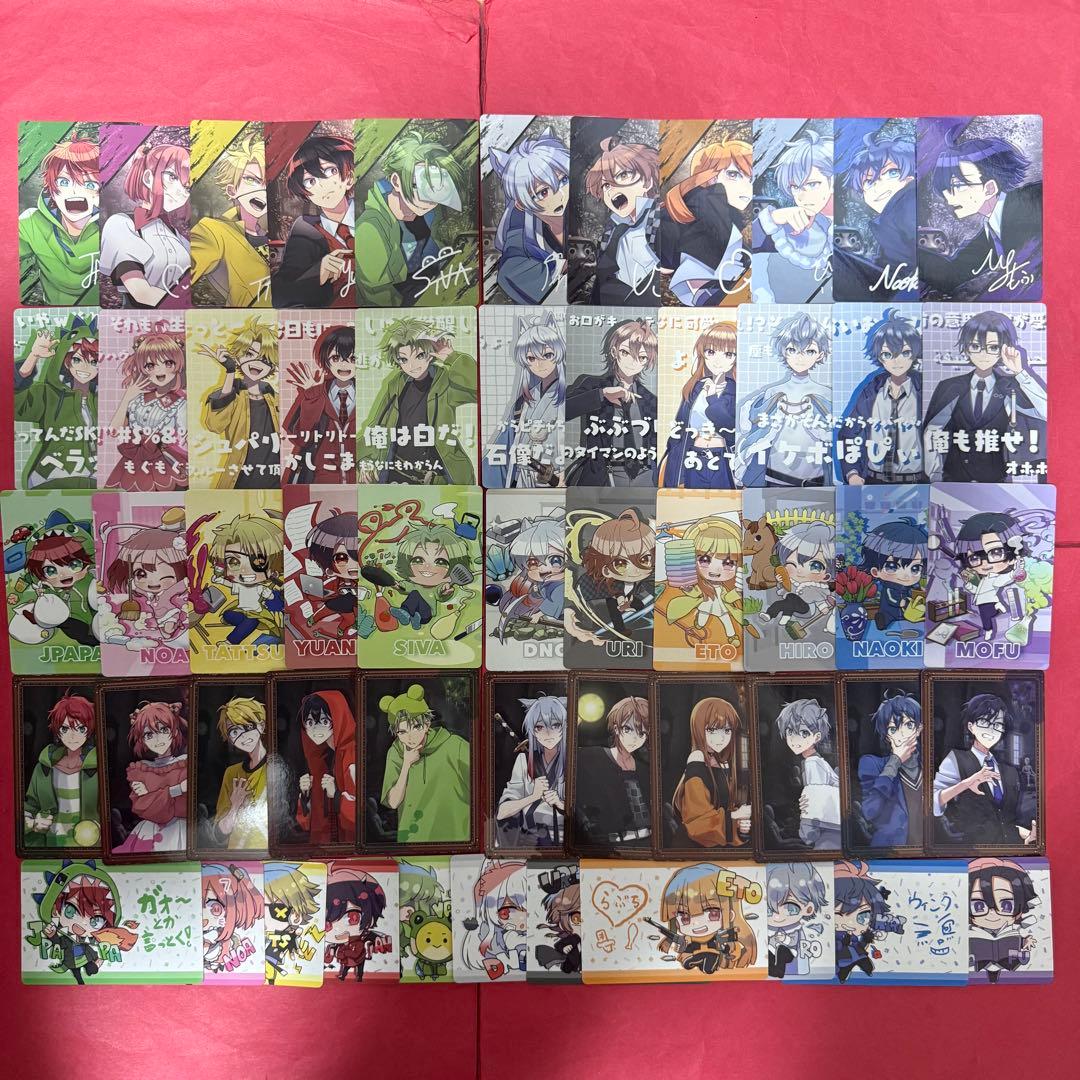 新品 カラフルピーチ ミュージアム 展示会 トレーディングカード 全種セット