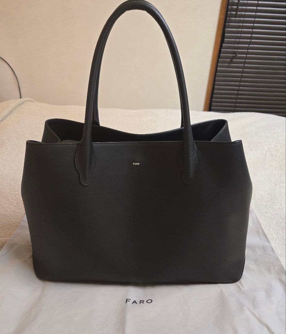 【美品】FARO Cartello Tote Large ファーロ ブラック