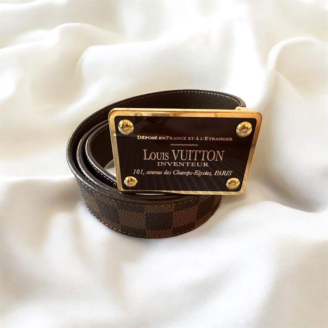 美品LOUIS VUITTONダミエ サンチュール アンヴァントゥール