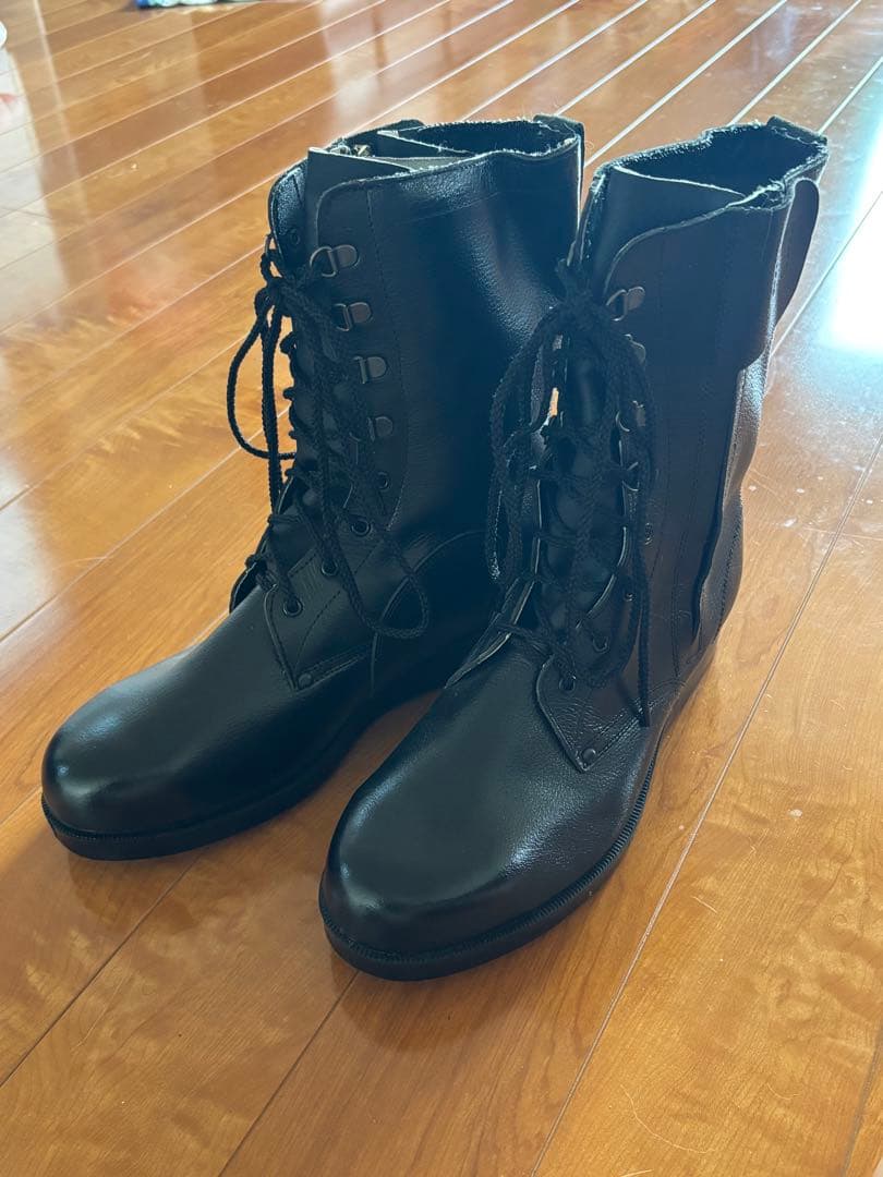 ミドリ安全靴 本革 舗装工事用 安全靴 ハイカット 編上げ サイドジップ28