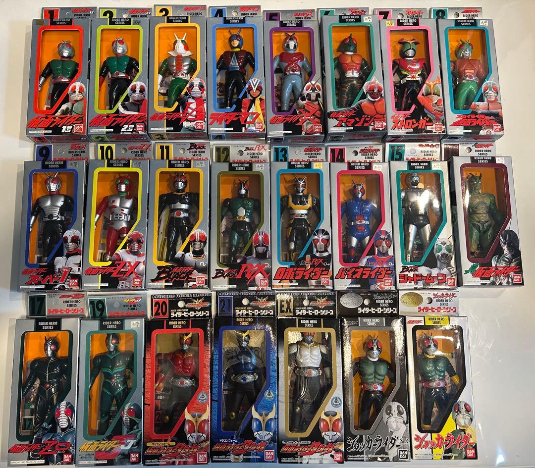 ライダーヒーローシリーズ　セミコンプ　新品未開封　コレクション品　1991年製