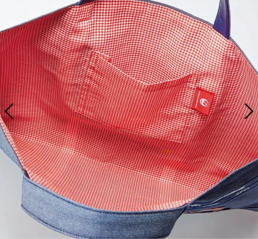 JAL国際線就航70周年】ファミリア JALオリジナル デニムバッグ - メルカリ