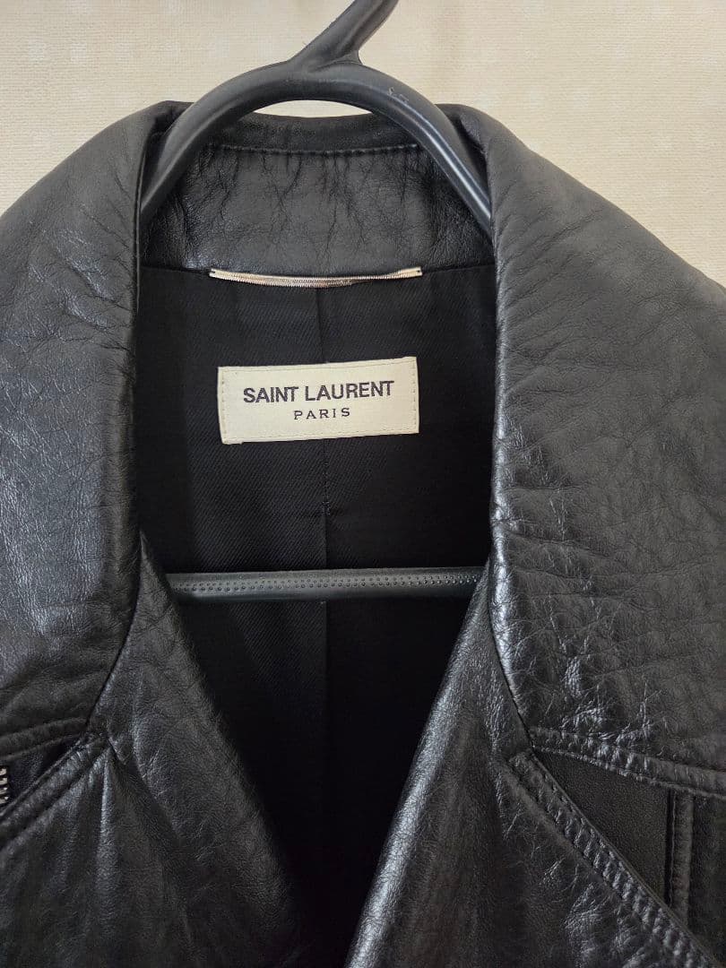 SAINT LAURENT 15AW エディ期 レザージャケット 44サイズ - メルカリ