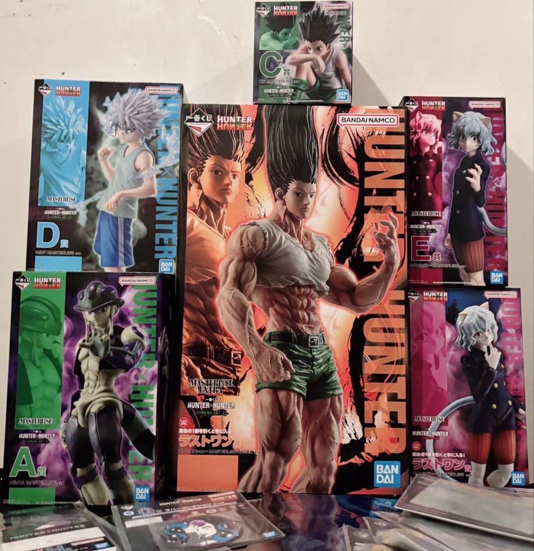 【未開封】一番くじ HUNTER×HUNTER キメラアント編 フィギュアセット ゴンさんはなんと約“1m”！「HUNTER×HUNTER」キメラアント編の新作一番