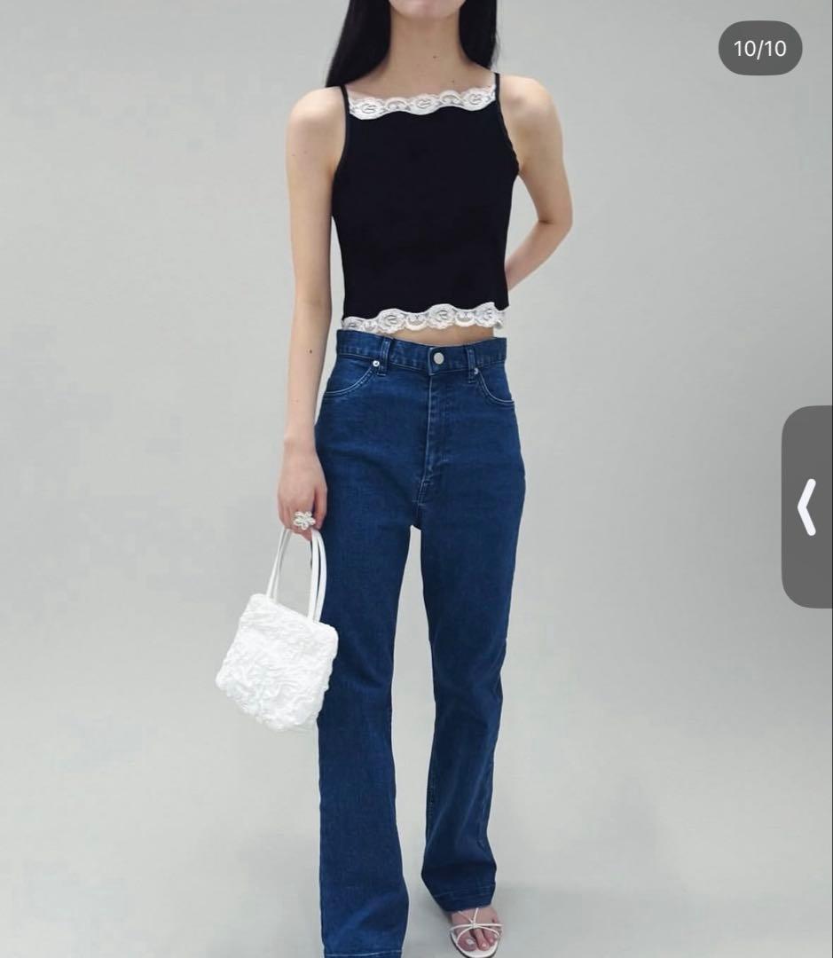 edit for lulu ♡ lace trim camisole