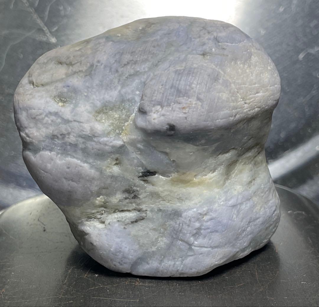 ［単結晶　青紫色］　糸魚川コランダム海石149g 糸魚川　ヒスイ　ひすい