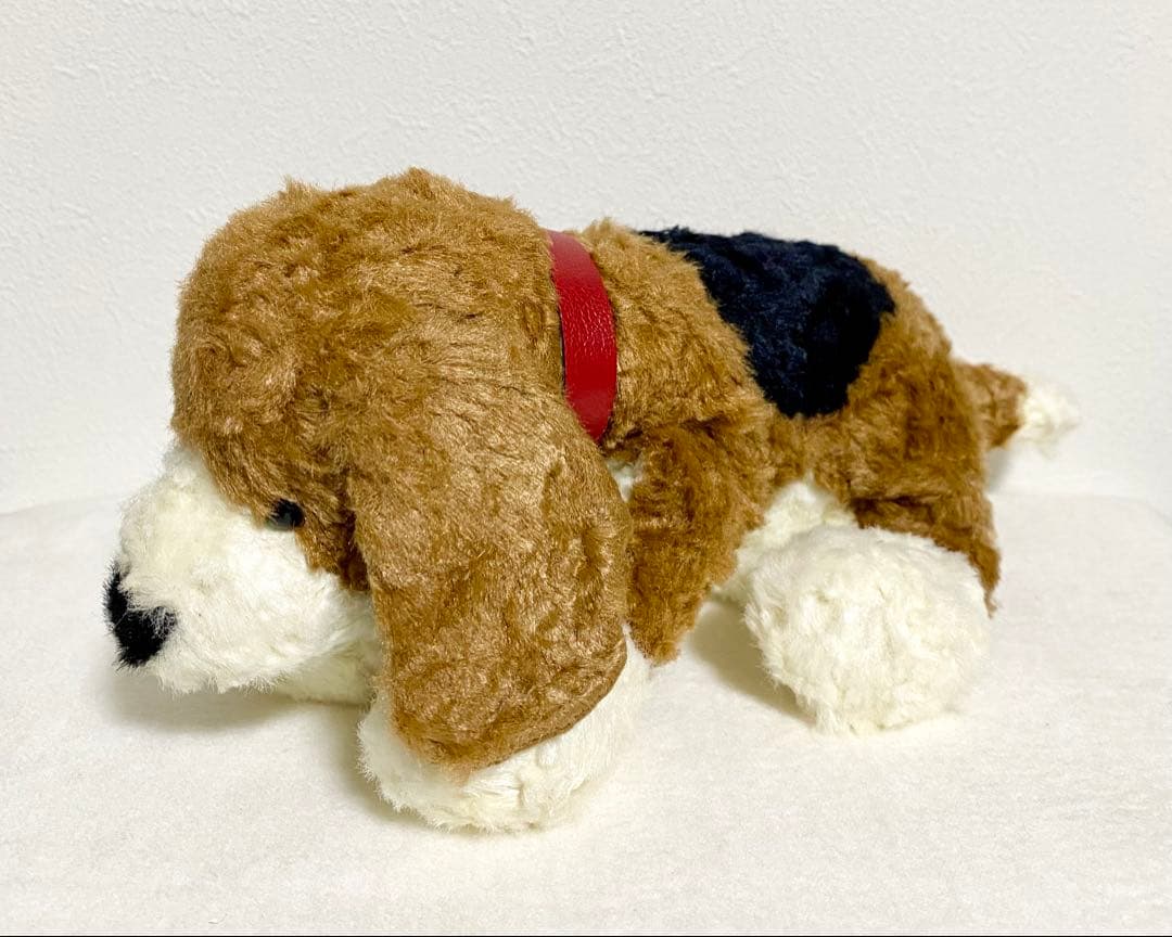 OHARA ビークル犬　ぬいぐるみ　赤い首輪　レトロ　ビンテージ