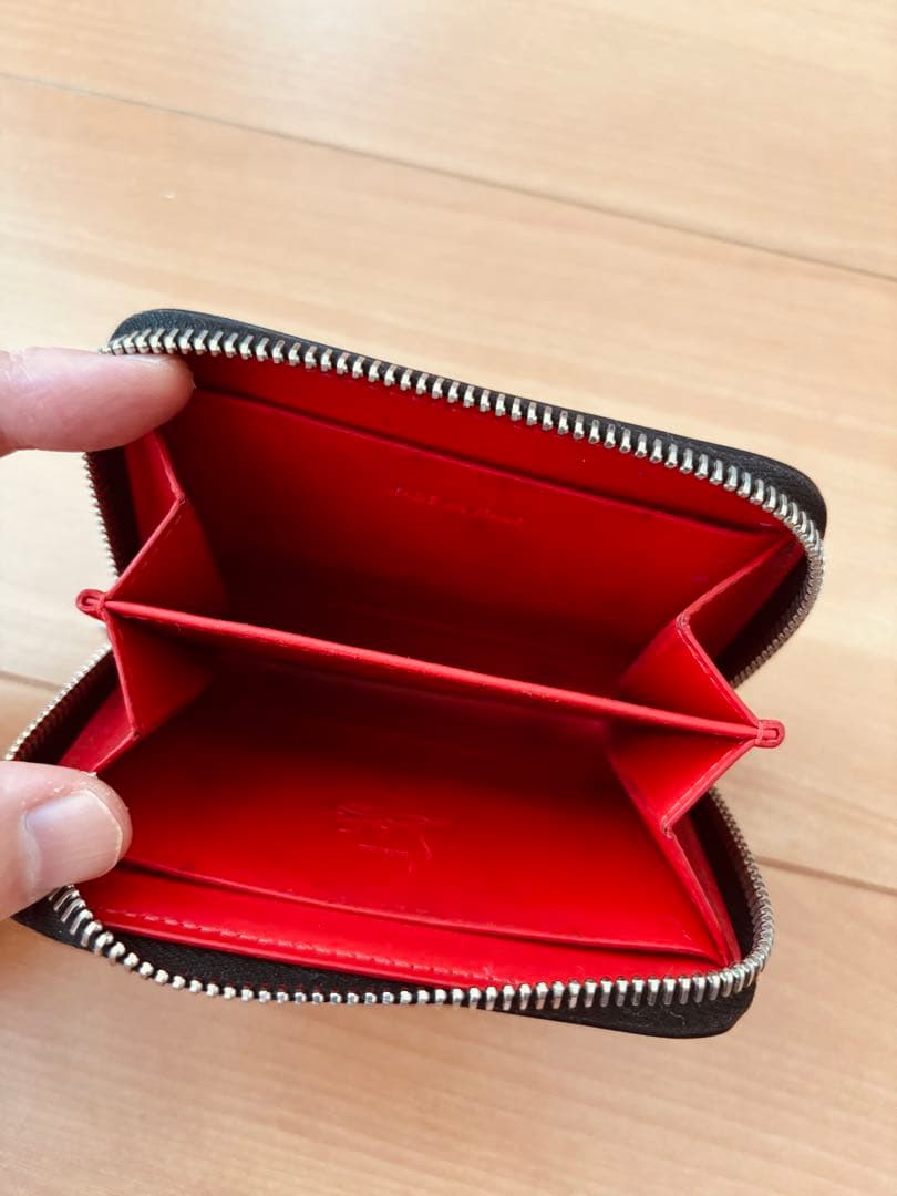 美品】クリスチャンルブタン クラフトロゴ コインケース 財布 ラウンド