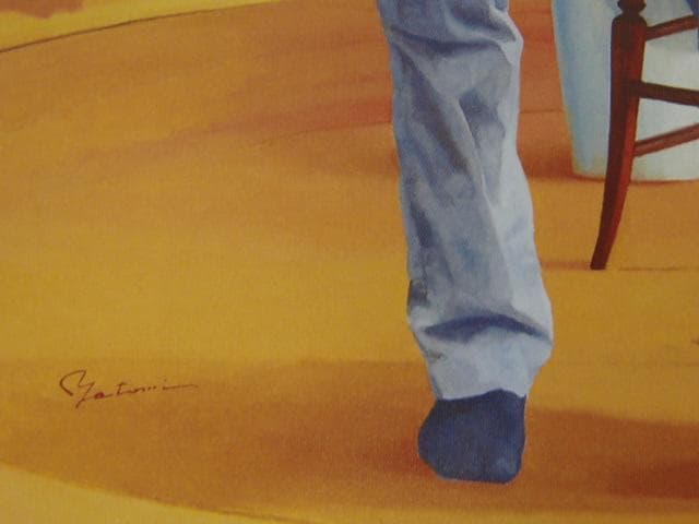 弥富節子、【スパイラル】、希少な画集画、新品高級額・額装付 - メルカリ