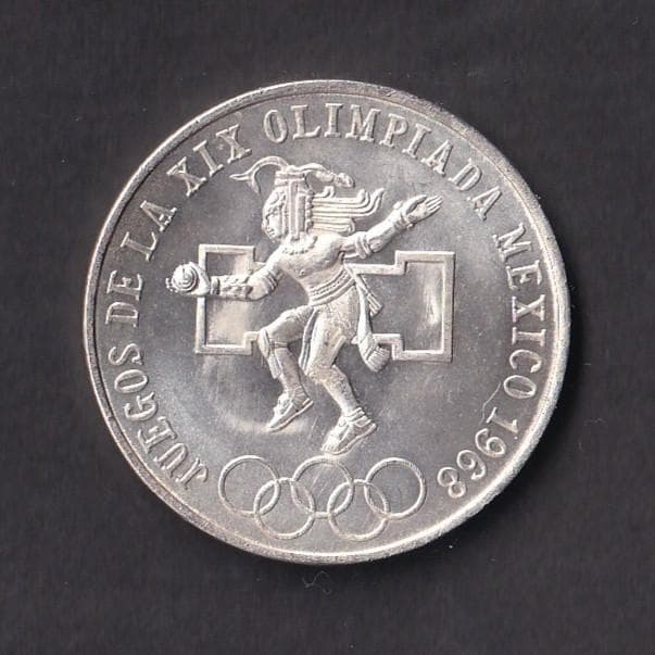 メキシコオリンピック 25ペソ銀貨　1968年 楽天市場】【メキシコ】 メキシコオリンピック 25ペソ銀貨 1968年 （未