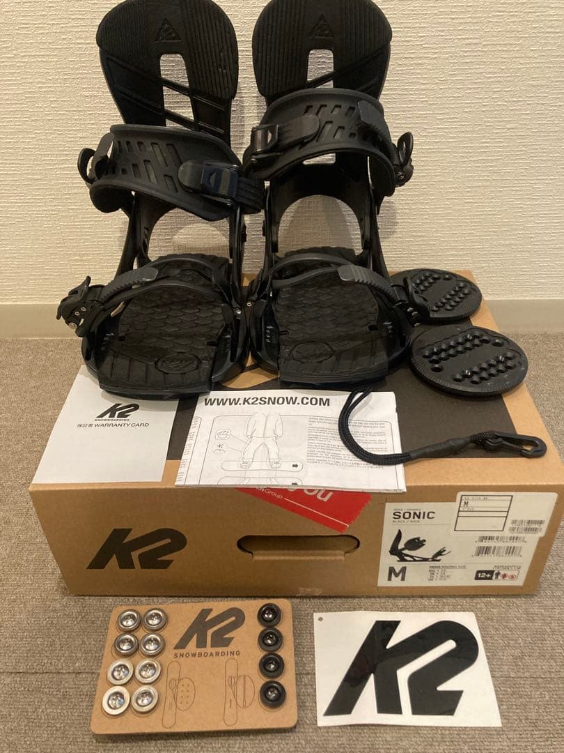K2 SONIC バインディング （ビンディング ）Mサイズ ブラック
