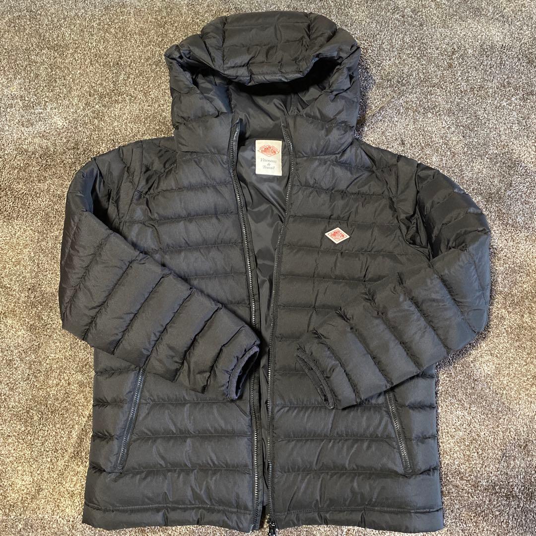 DANTON ブラックダウンジャケット サイズ36