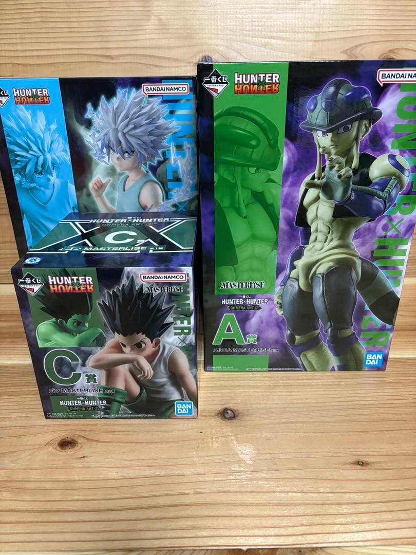 HUNTER×HUNTER 一番くじ　メルエム　キルア　　ゴン　セット 一番くじ HUNTER×HUNTER CHMERA ANT」第2弾が発売決定！メルエム