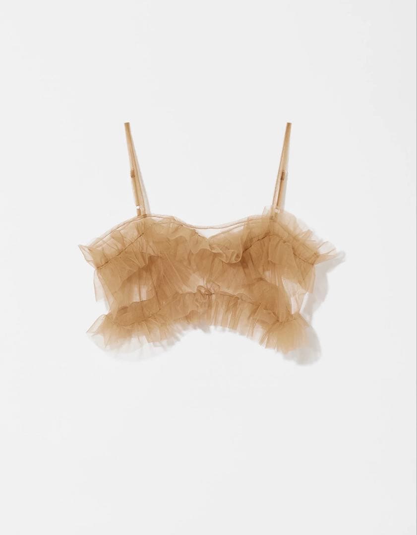 eaphi TULLE ASYMMETRY FRILL CAMISOLE 新品