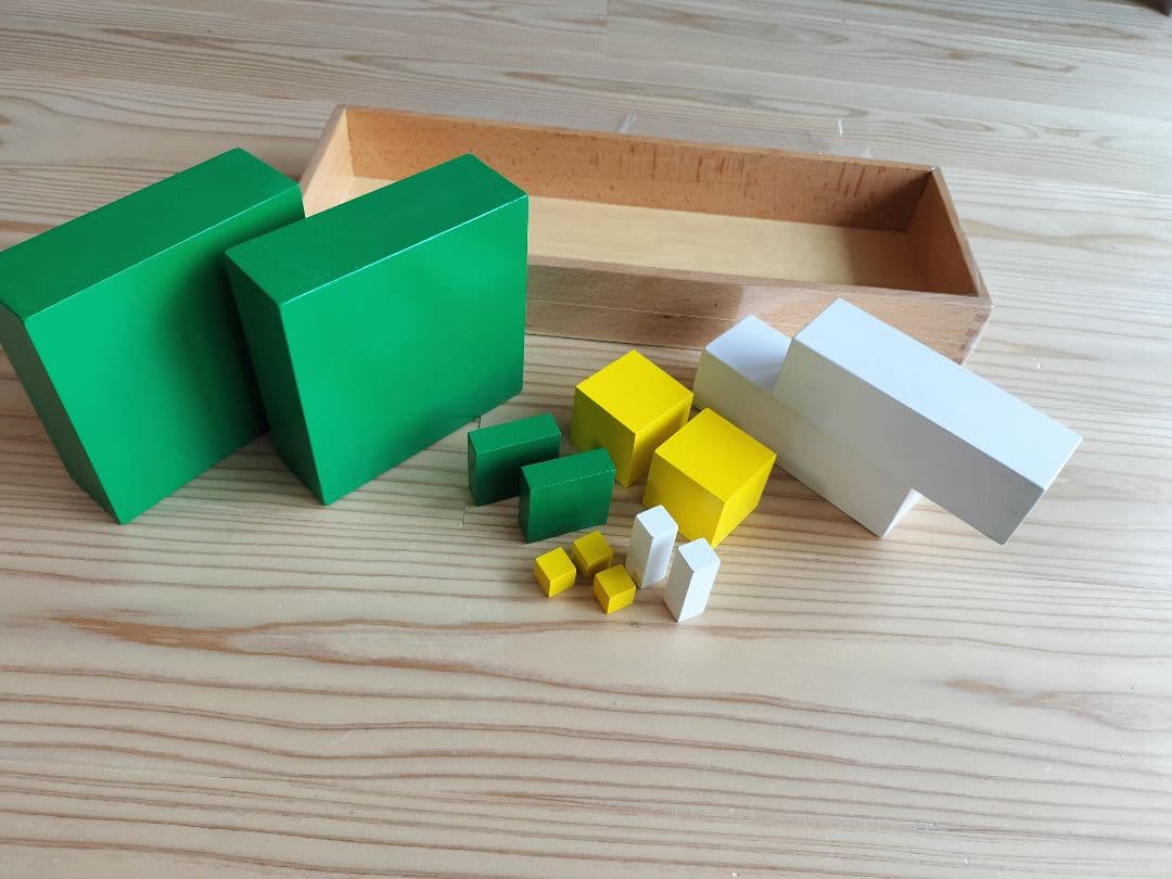 モンテッソーリ ３の累乗キューブ