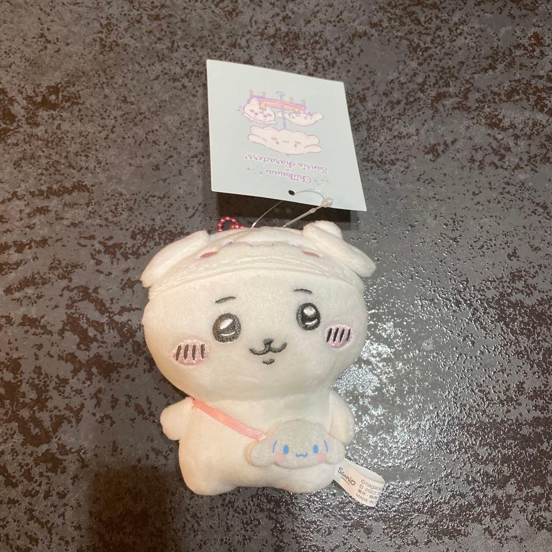 初代】レア 第一弾 ちいかわ×サンリオコラボ マスコット4個セット