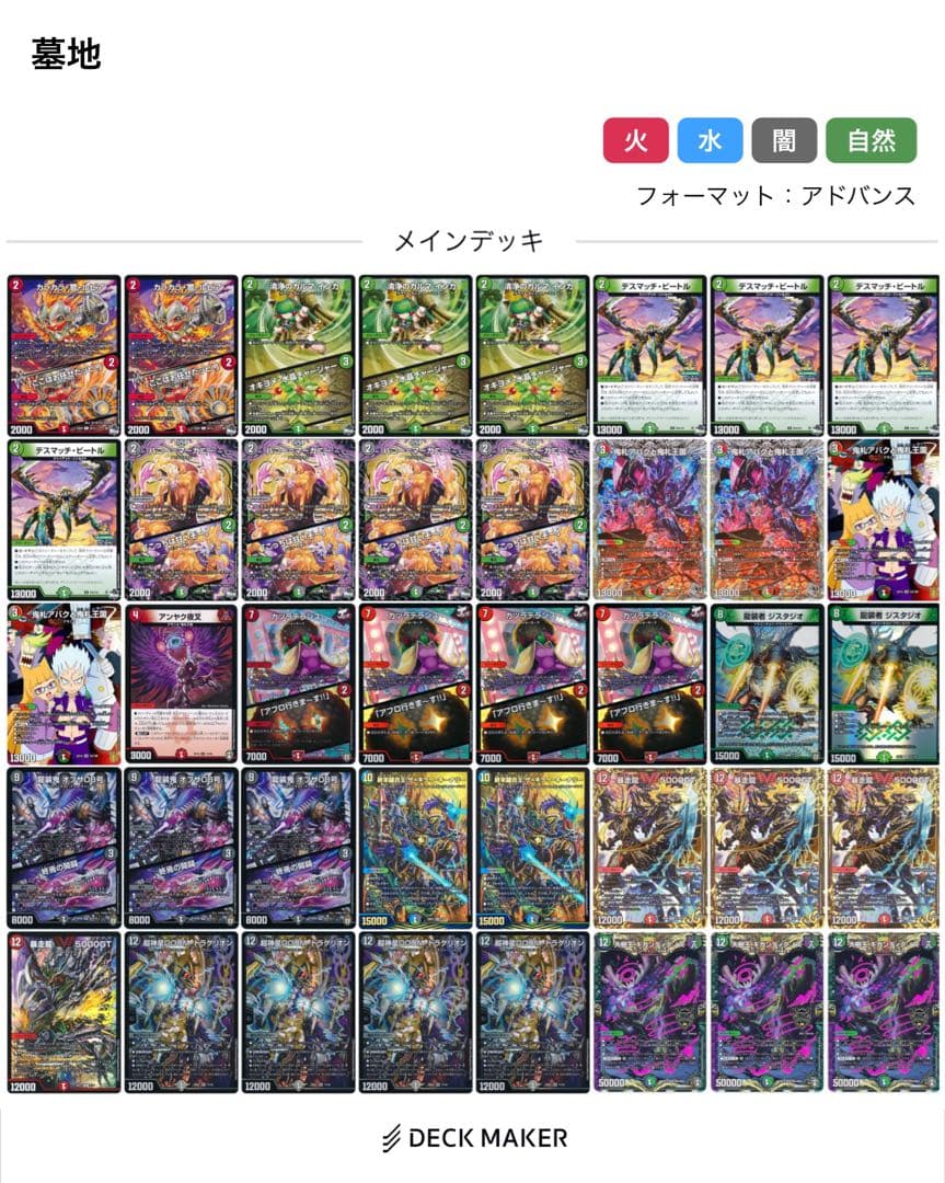 デュエルマスターズ　アバク墓地ソースデッキ CS入賞】アバク墓地ソースを使ってください。自己満足解説記事。｜赤酢