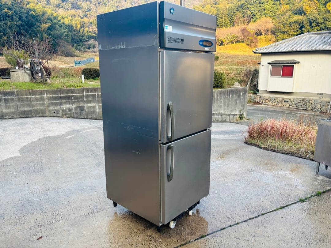 M8☆ホシザキ☆2ドア冷凍庫 業務用 中古 キズ有 単相100v 50/
