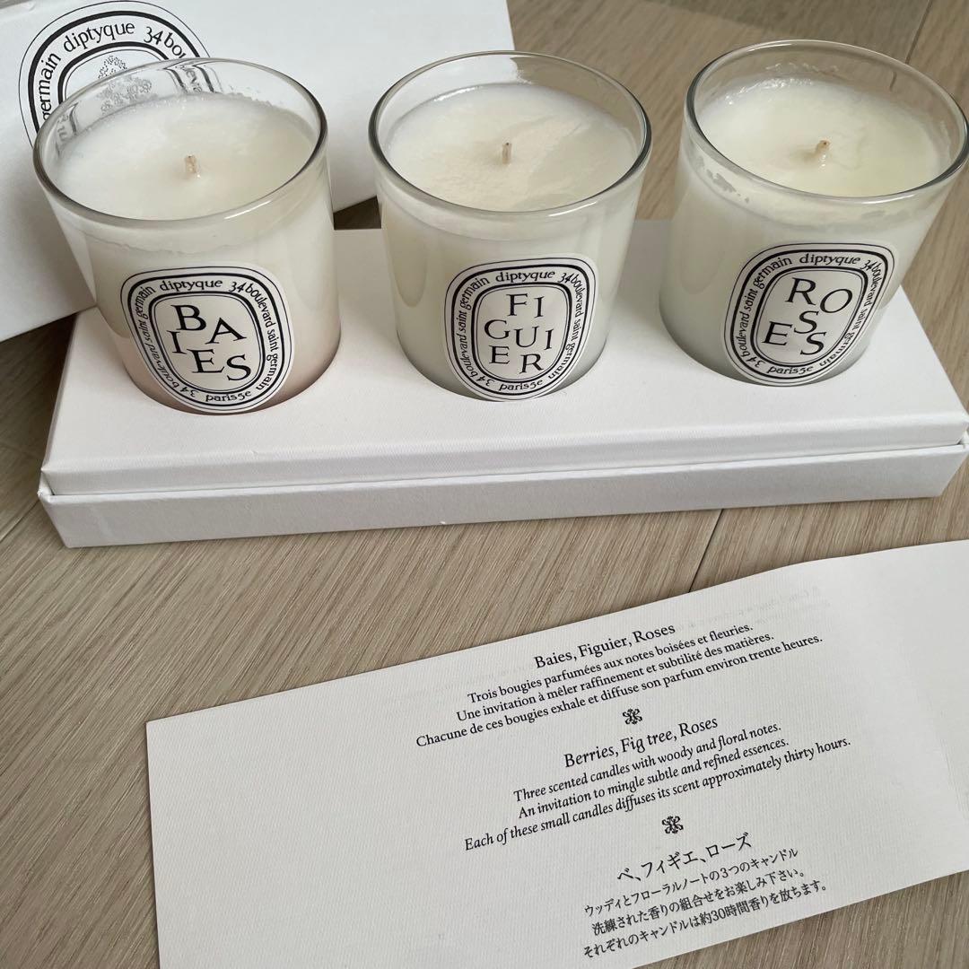新品未使用　3個セット　Diptyque キャンドル