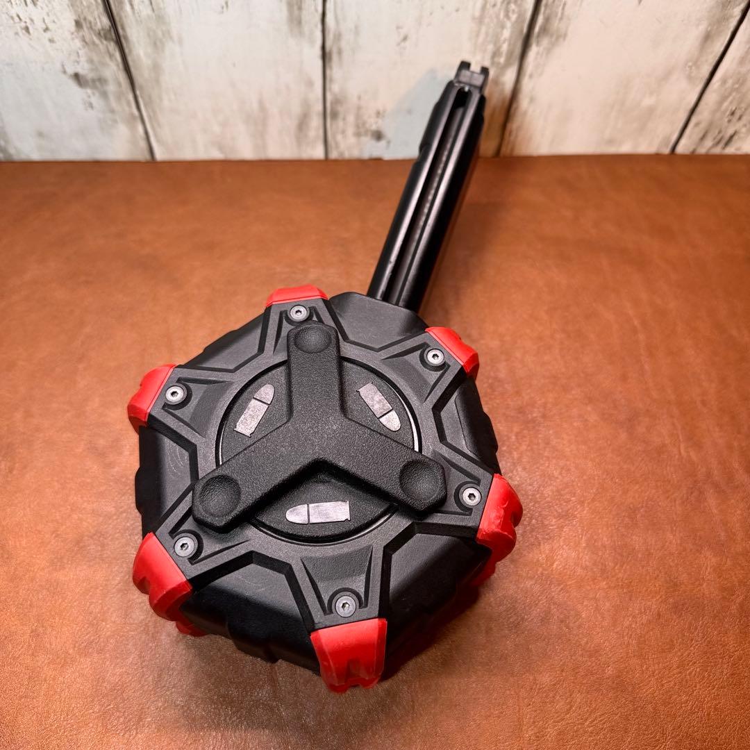 ARMORER WORKS グロック　GBB 350連　ドラムマガジン 楽天市場】ARMORER WORKS 350連 アダプティブドラムマガジン AW/WE/TM