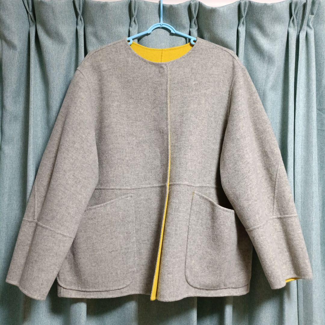 DoCLASSE リバーシブルアウター リバーシブル中綿ショートブルゾン/DoCLASSE