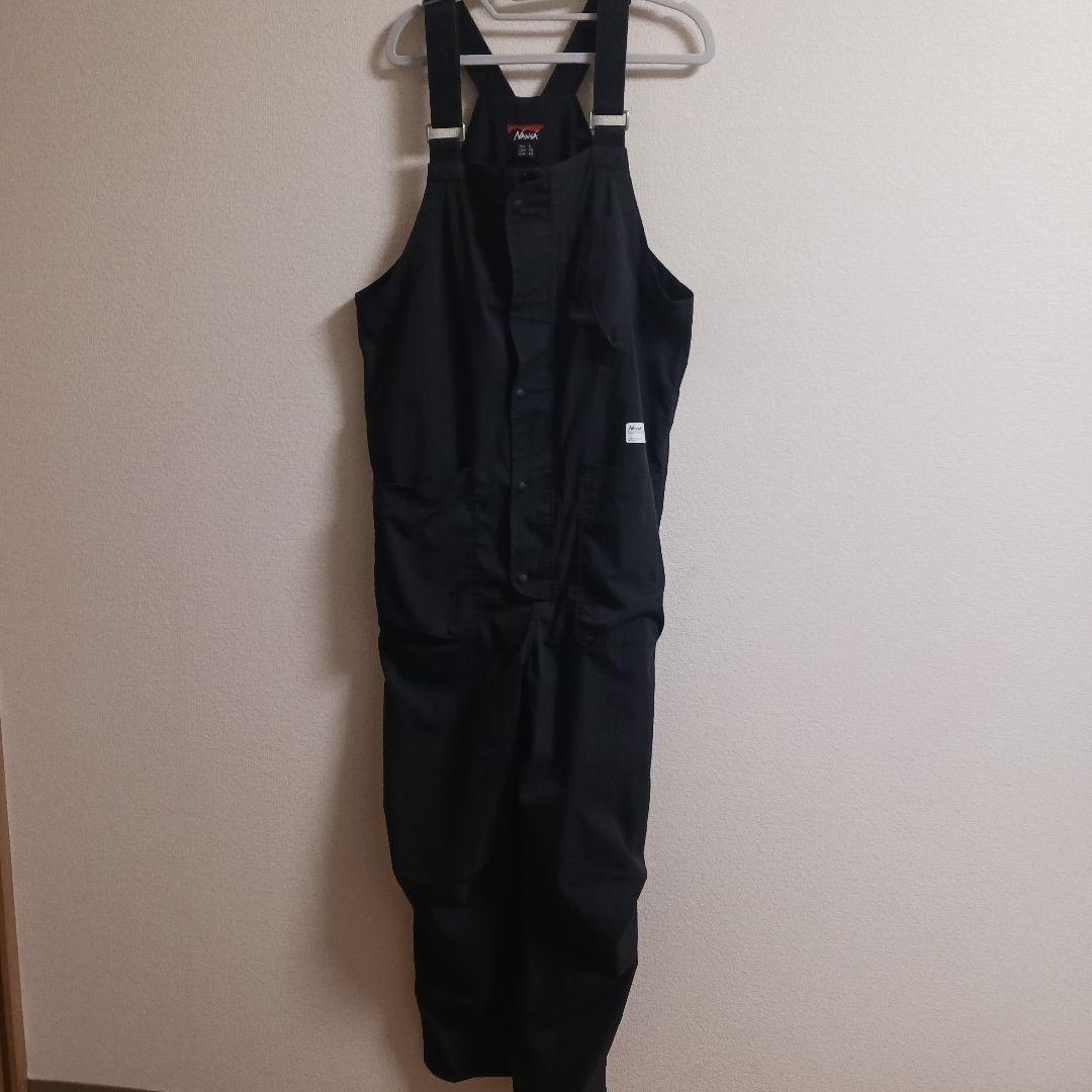 NANGA ブラック オーバーオール Sサイズ