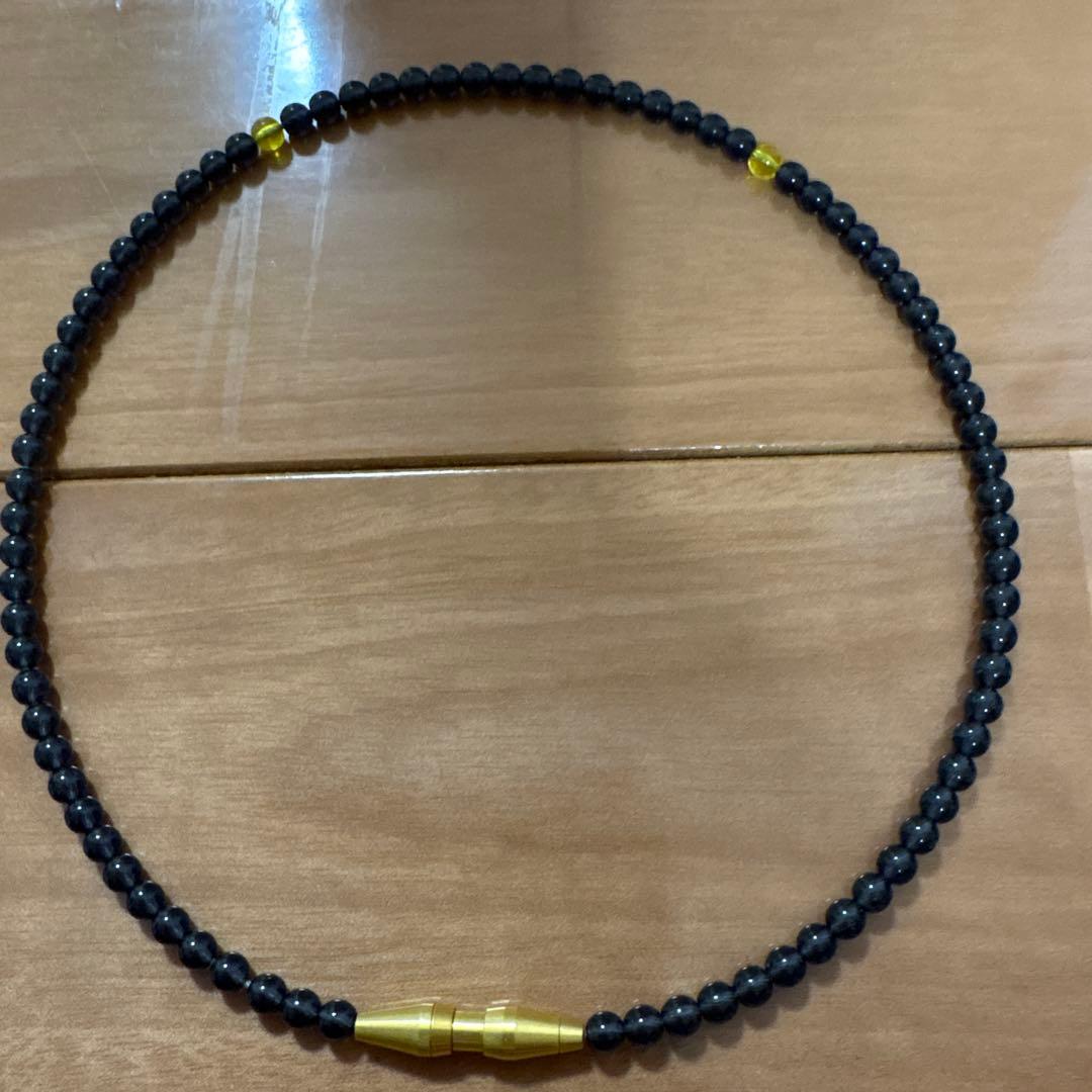 ファイテン　ネックレス　ネックEX クリスタルタッチ　ゴールド　45cm