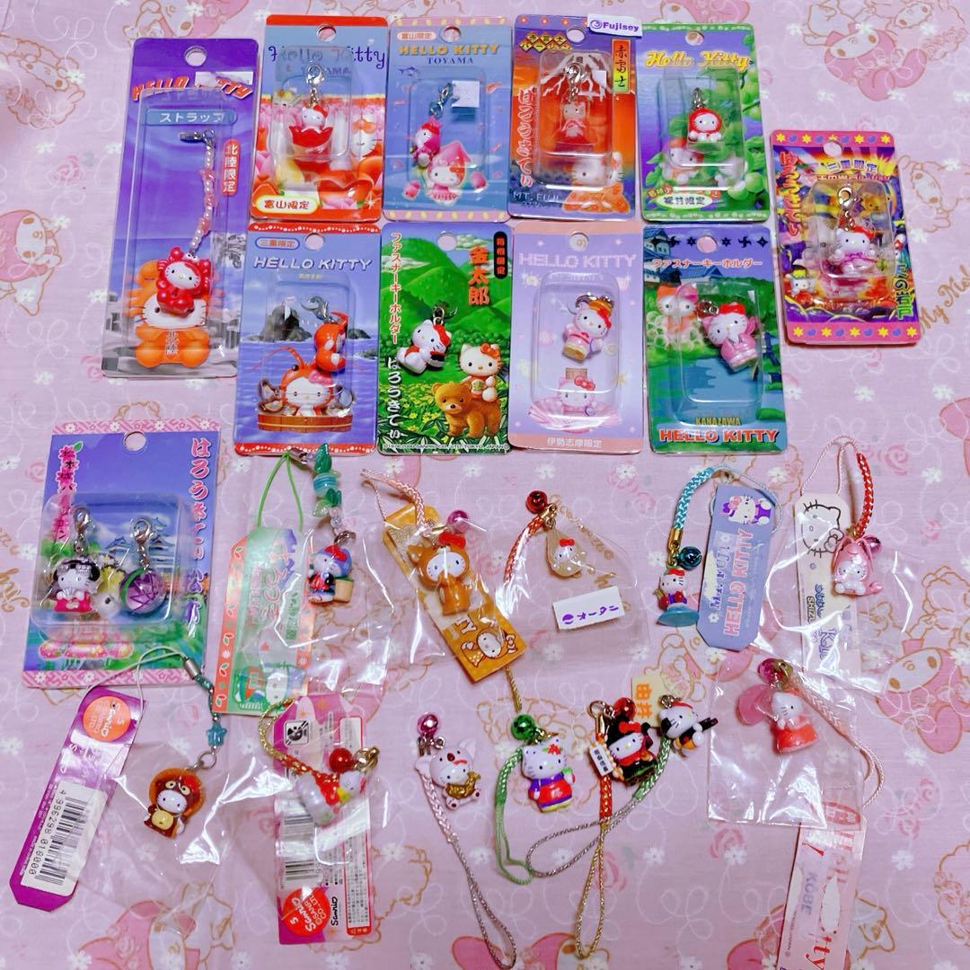 ハローキティ ご当地キティ 根付け ストラップ ファスナーマスコット まとめ売り
