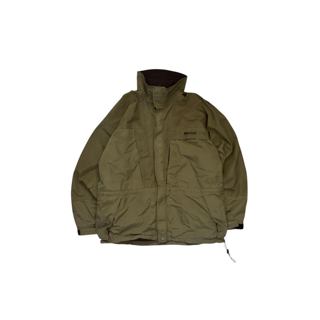 90’s USA Marmot GORE-Tex ゴアテックスジャケット 90s Marmot GORE-TEX Nylon Mountain Parka 紫黒 M マーモット