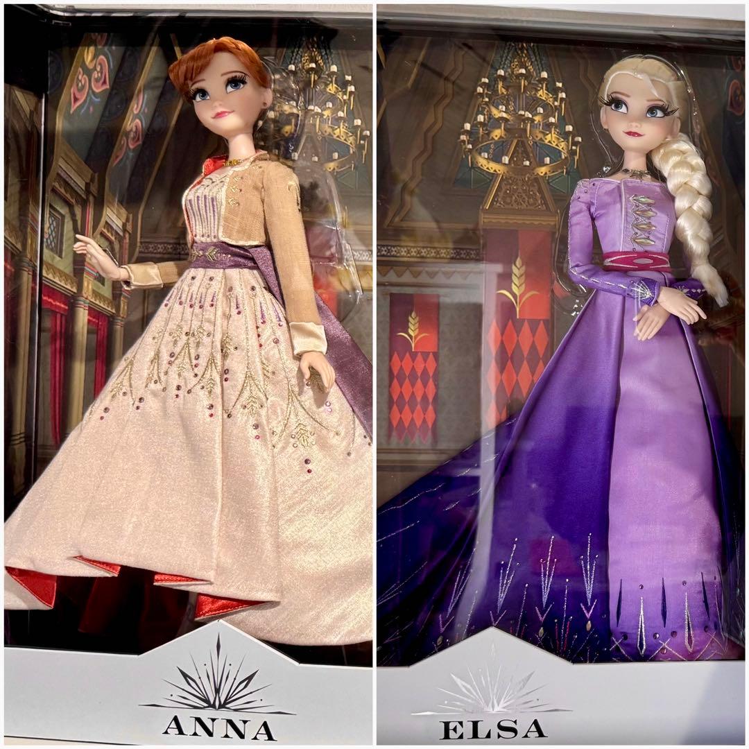 ディズニー アナと雪の女王 SAKSリミテッドドール アナ＆エルサ LE1000 ディズニー アナと雪の女王 SAKSリミテッドドール アナ＆エルサ LE1000