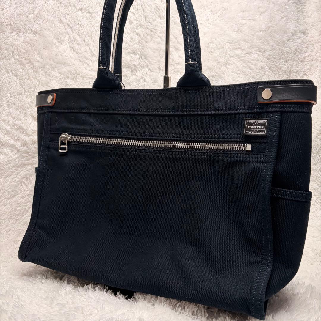 PORTER　ポーター トートバッグ　ネイキッドキャンバス　A4可