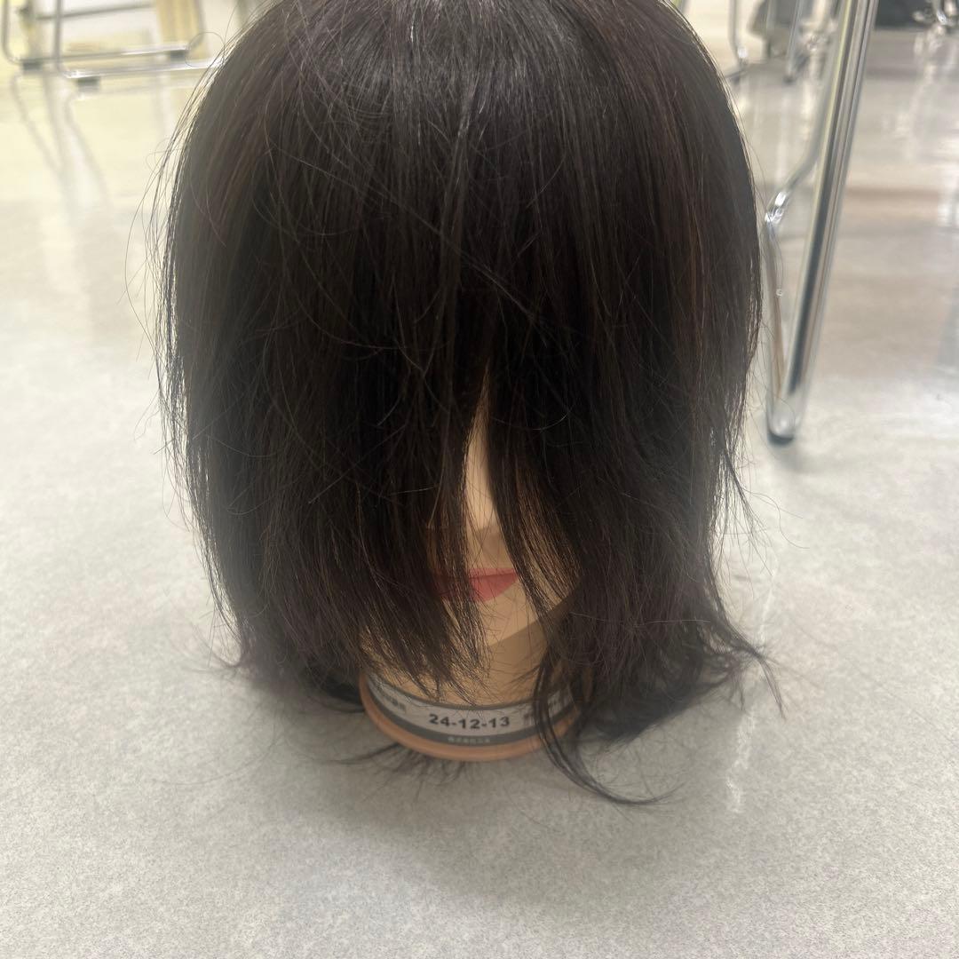 国家試験 美容師 美容学生ダークブラウン ロングウィッグ - メルカリ