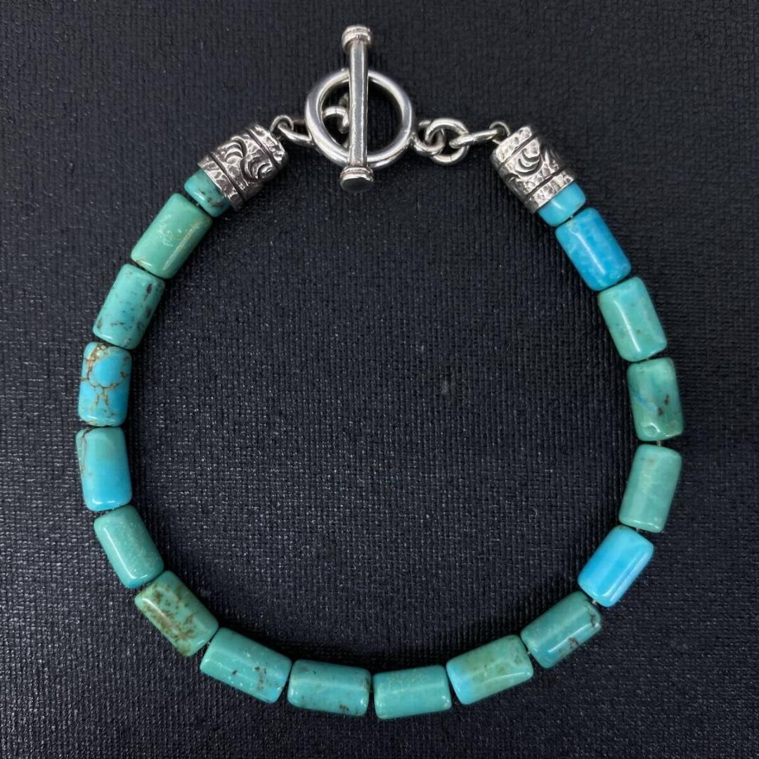 ARIZONA FREEDOM シルバー925 ターコイズビーズブレスレット B-59a | ブレスレット,チェーンブレス | ARIZONA FREEDOM（アリゾナ
