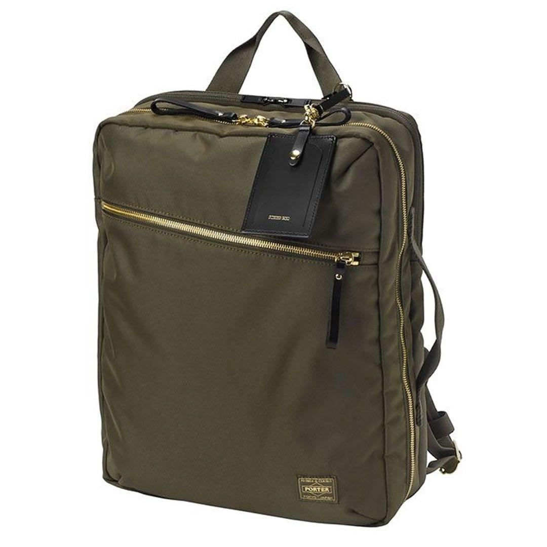 【新品】ポーターガール／シア 2WAY DAYPACK(L) 色:オリーブ