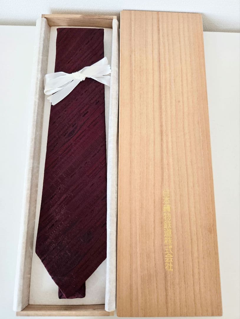 日本貨物鉄道 JR 記念ネクタイ ボルドー
