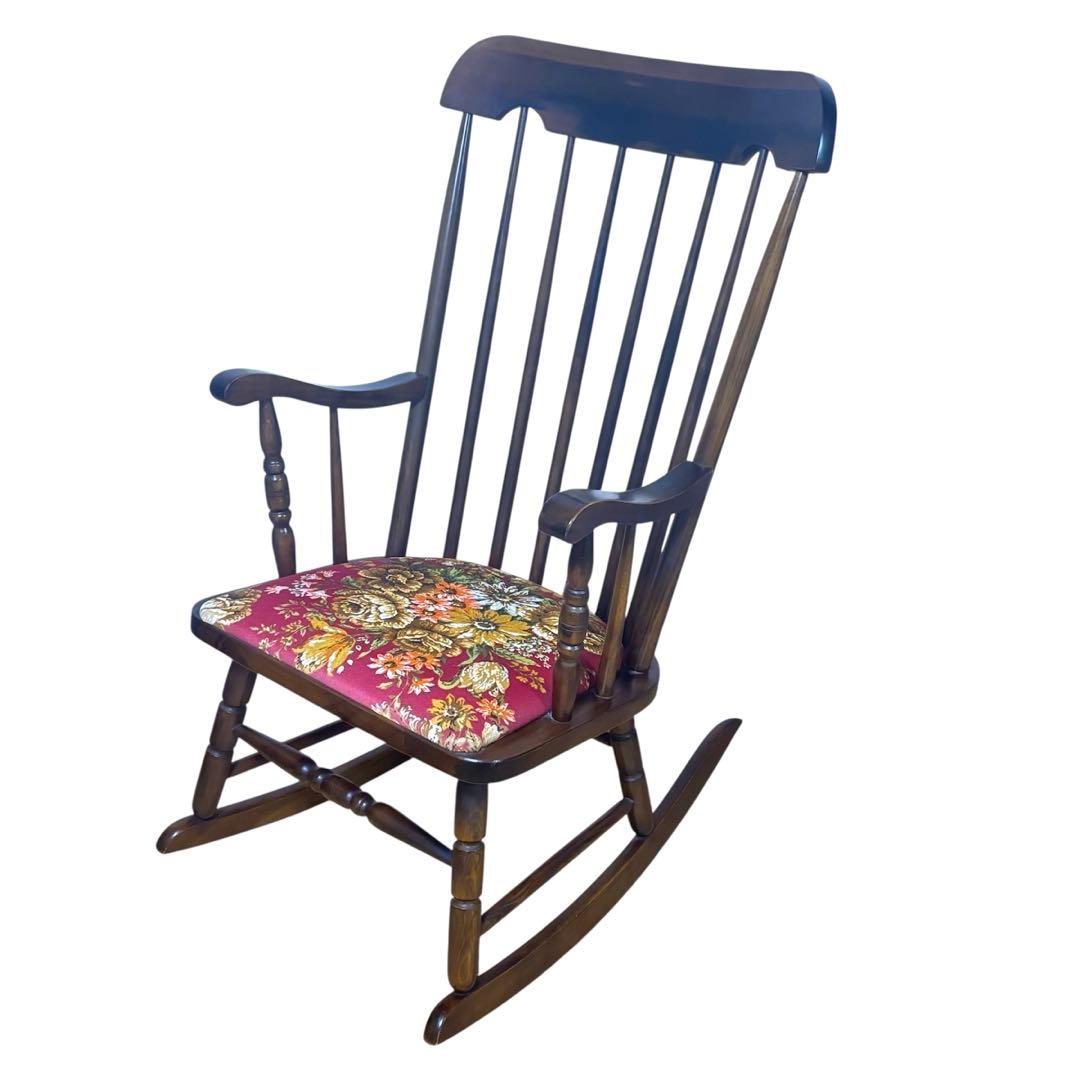 飛騨の家具 ヒダ・ダイネット ロッキングチェア 飛騨産業 キツツキ 飛騨産業 / HIDA 穂高 ロッキングチェア キツツキマーク ヴィンテージ