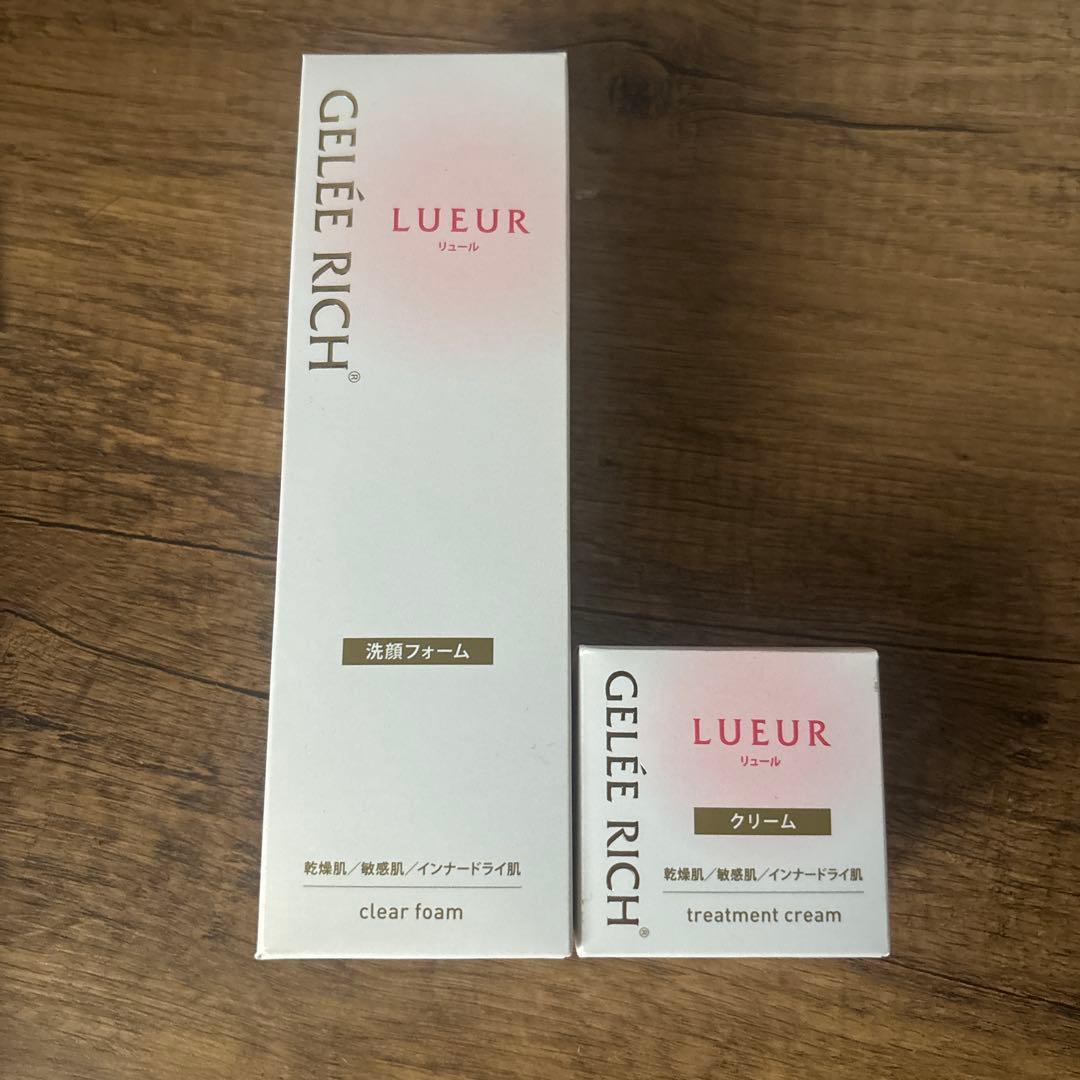 【新品未使用】GELÉE RICH LUEUR 洗顔 & クリーム セット