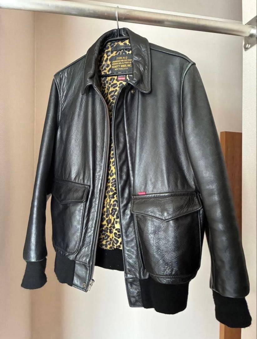 タ*シ様 激レア！！supreme ×Schott レザージャケット！！