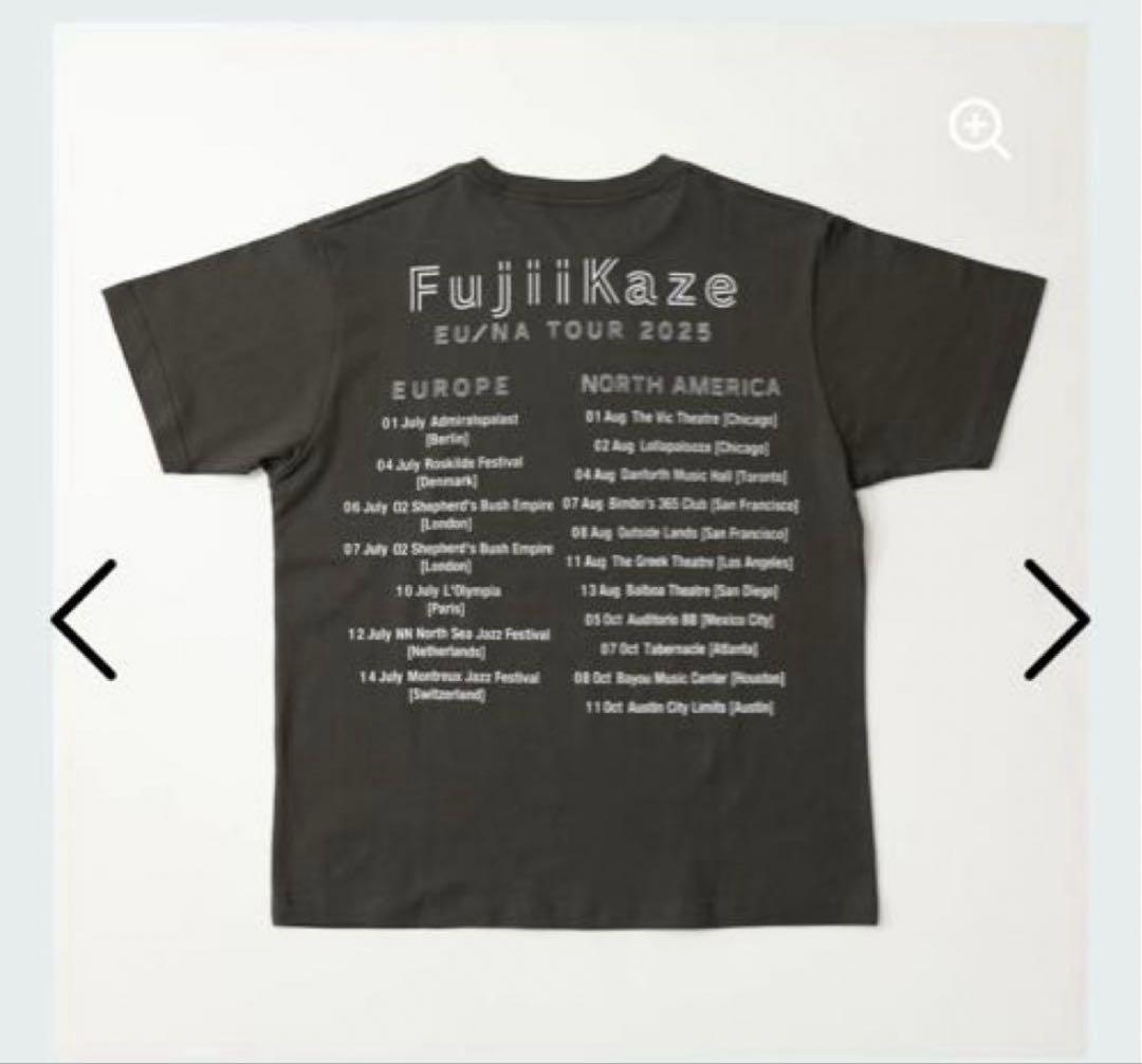 藤井風 Fujii Kaze EU NA TOUR 2025 ドリンクTシャツ - メルカリ