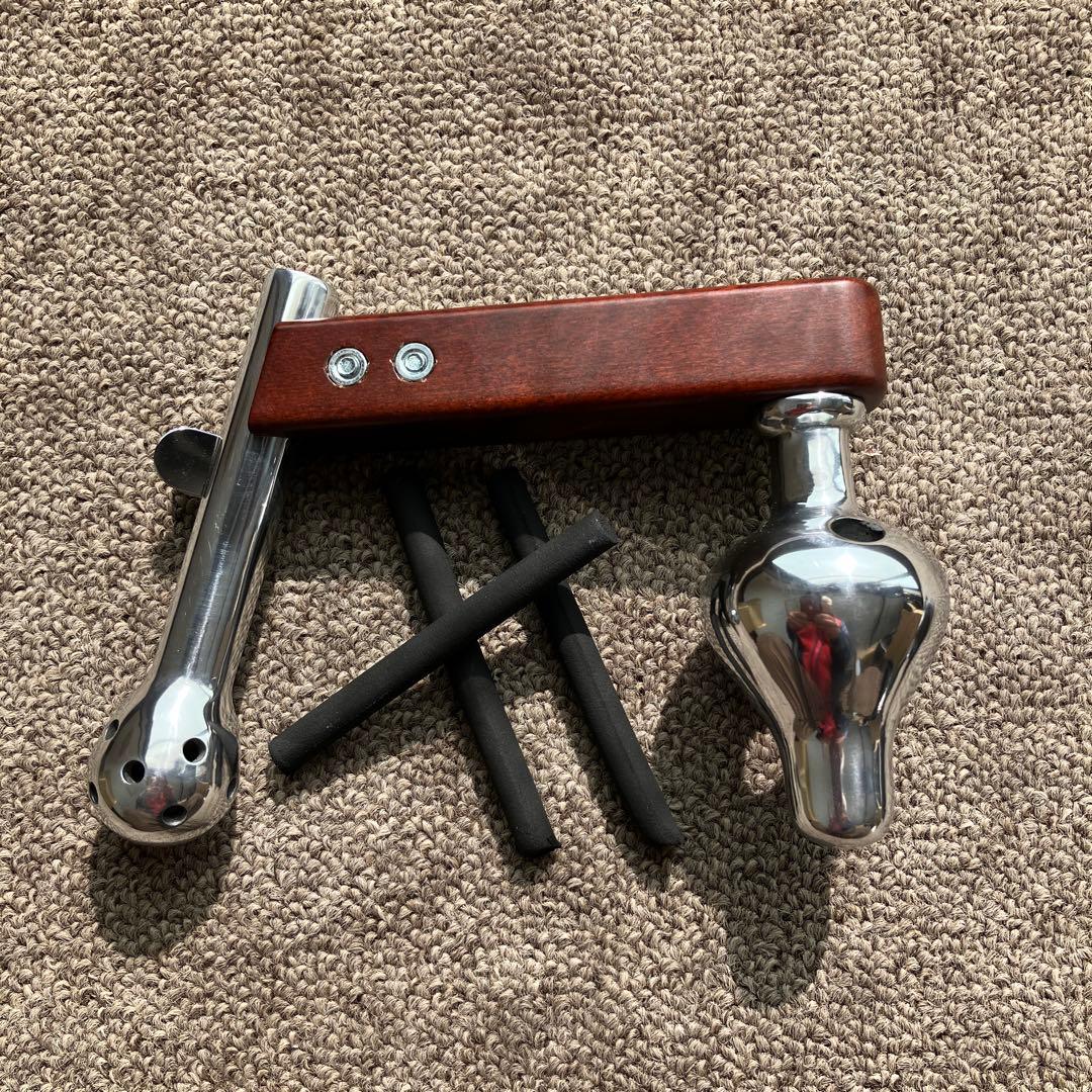 セラピー用木製・ステンレス鋼マッサージ器具 温灸セット