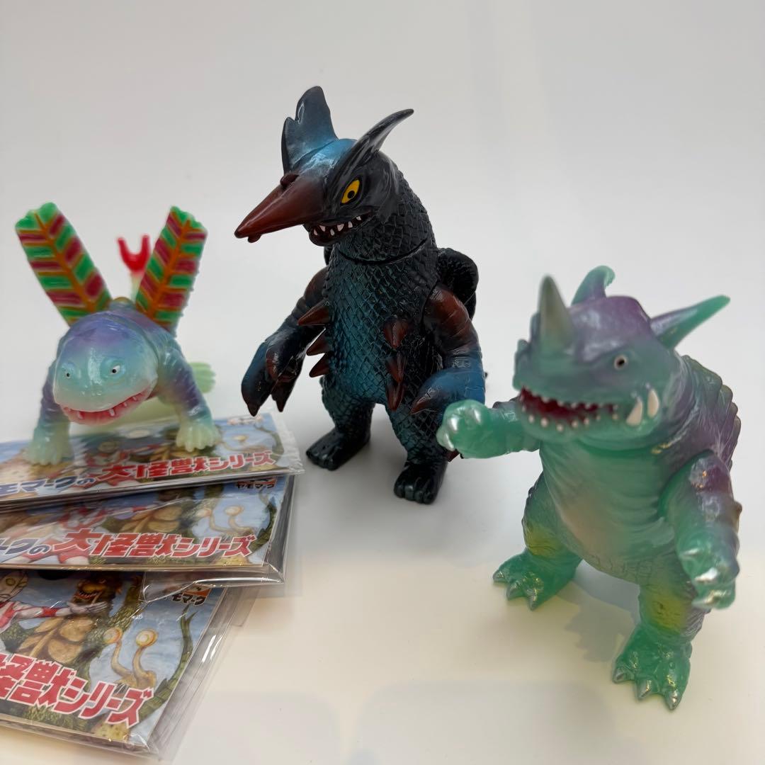 ヤモマーク　ソフビ３点セット　ガラン　ネロンガ　ケムラー　ウルトラマン　怪獣