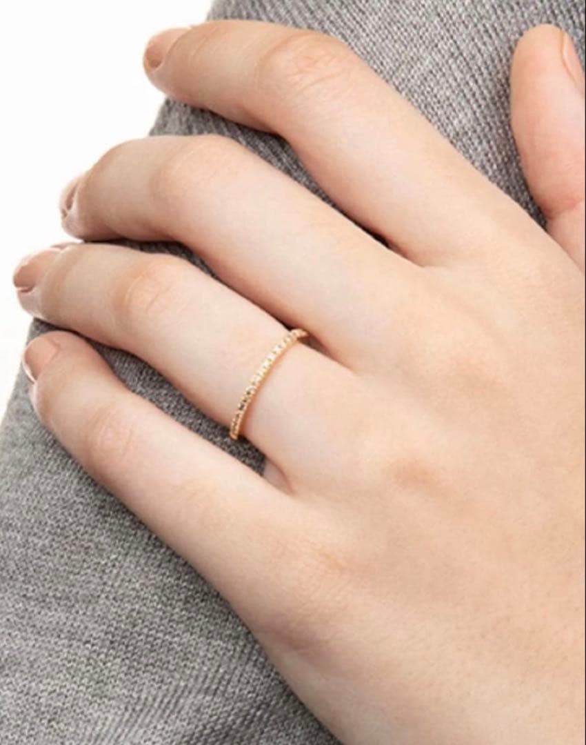 ヒロタカ　Gossamer ダイヤモンド リング　ホワイトゴールド