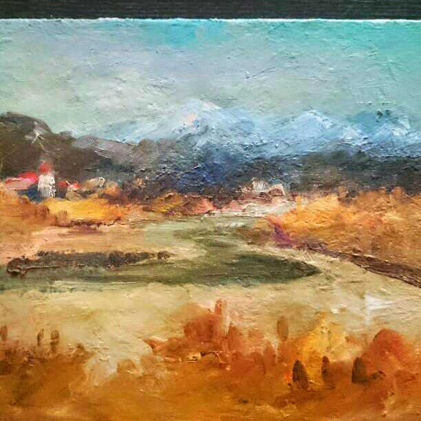 今西弘作　秋の山並み・3号