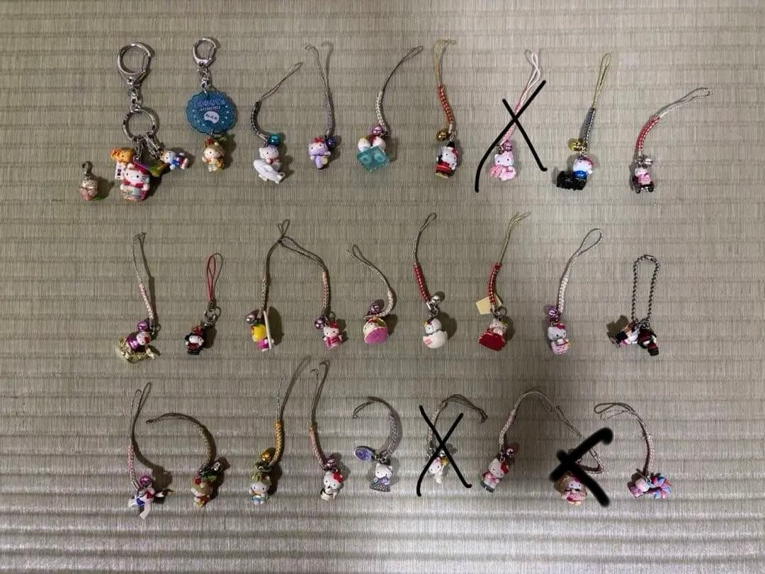 ご当地キティ ハローキティ 根付け 25個セット