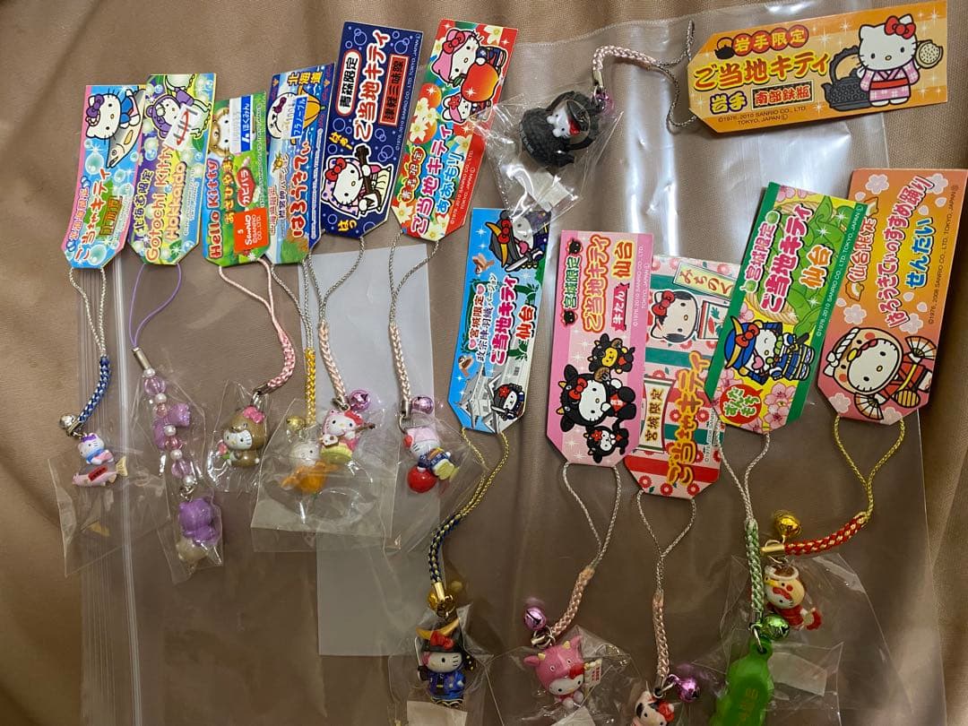 も*り様 ご当地キティ ストラップ 山梨 静岡限定