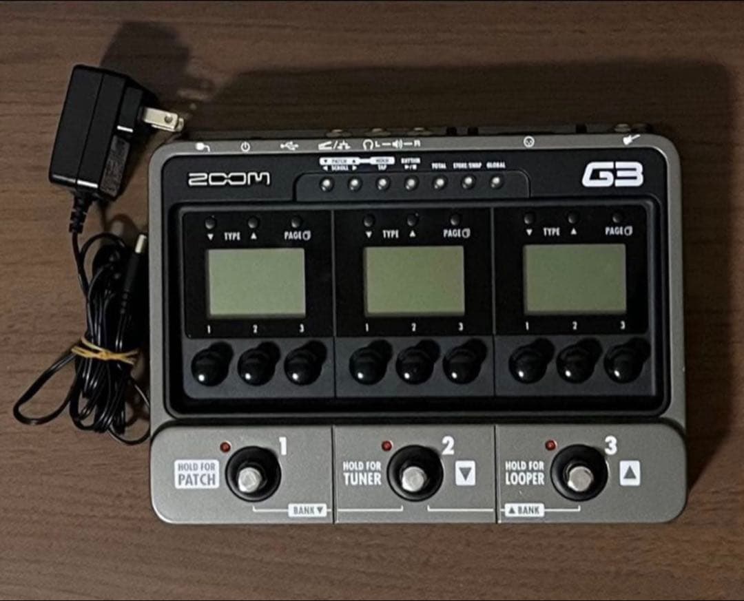 ZOOM G3 ver 2.00 アダプター付属 美品