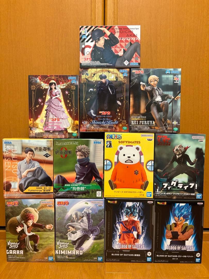 プライズフィギュア まとめ売り 名探偵コナン 呪術廻戦 NARUTO