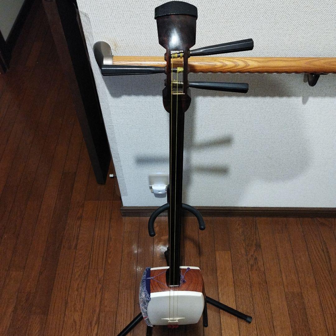 長唄三味線　細棹　セット