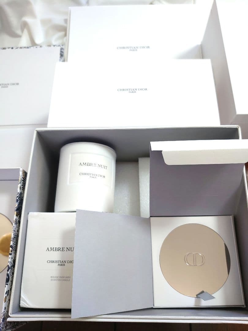 新品・未使用★限定品　DIOR キャンドル　セット　AMBRE NUIT アロマ