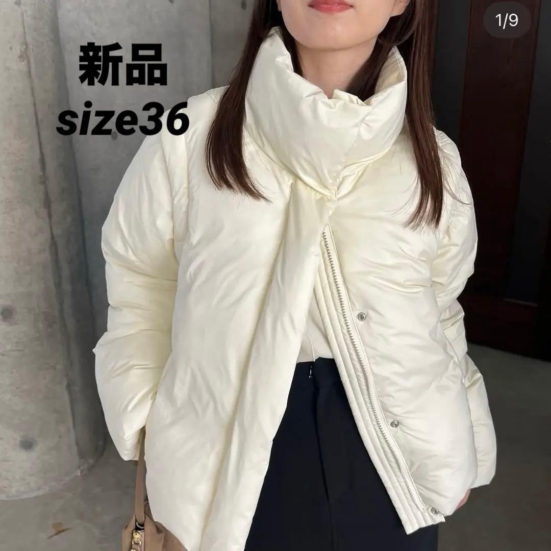 新品CAPRICIEUX LEMAGE 2WAY中綿パフジャケット ベストS白 CAPRICIEUX LE'MAGE｜【軽量/保温性◎】2WAY中綿パフジャケット